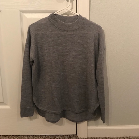 Madewell Mock Neck Boxy Sweater, XS - Picture 3 of 6